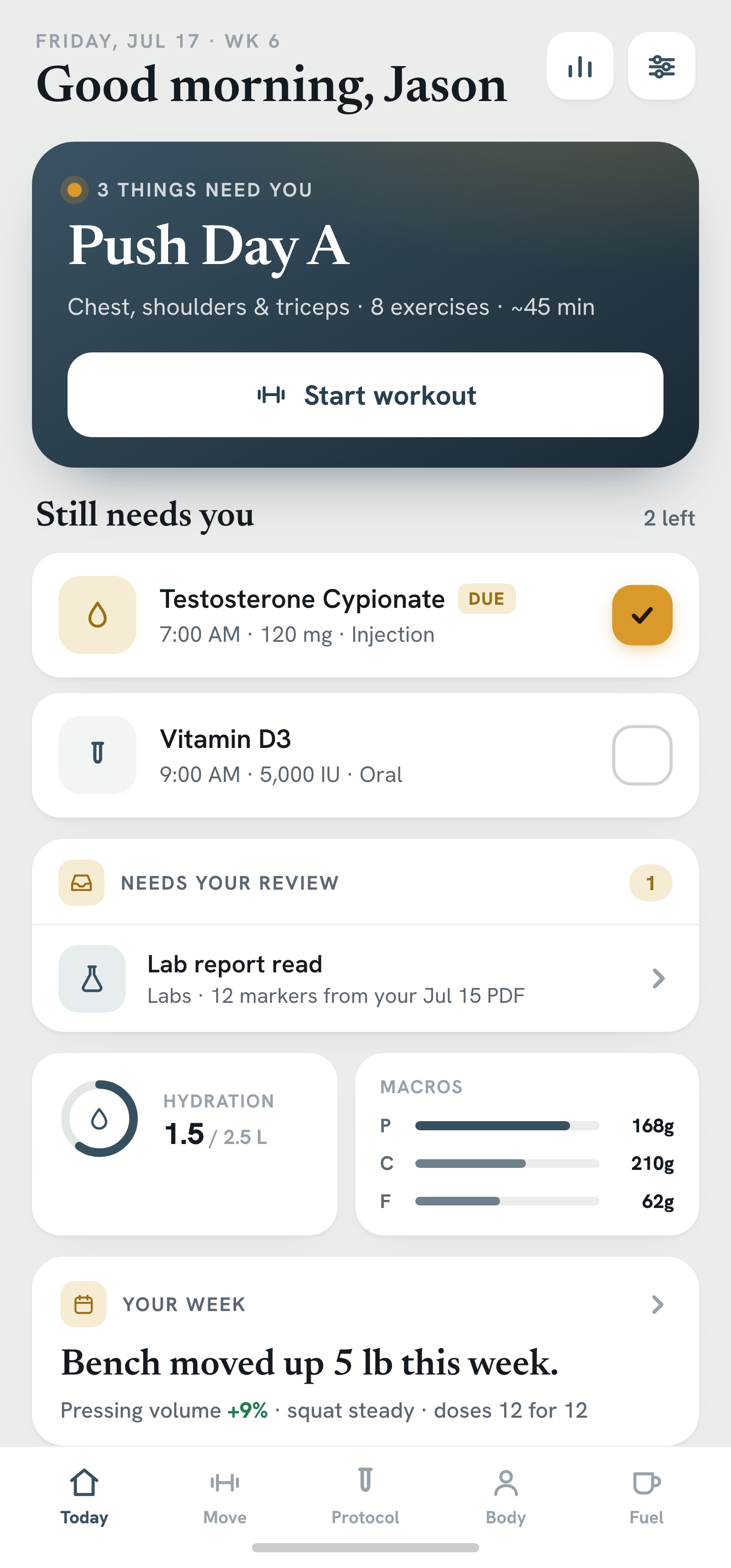 Selora Health Today hub